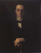 Wilhelm Leibl Portrait of Burgermeister Klein painting
